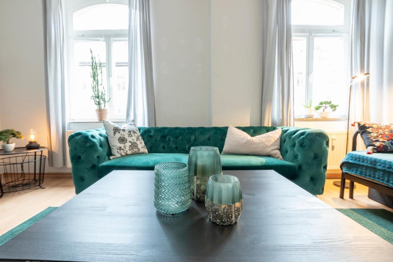 Zwickau mittendrin, tolles Balkon-Apartment Exterior foto